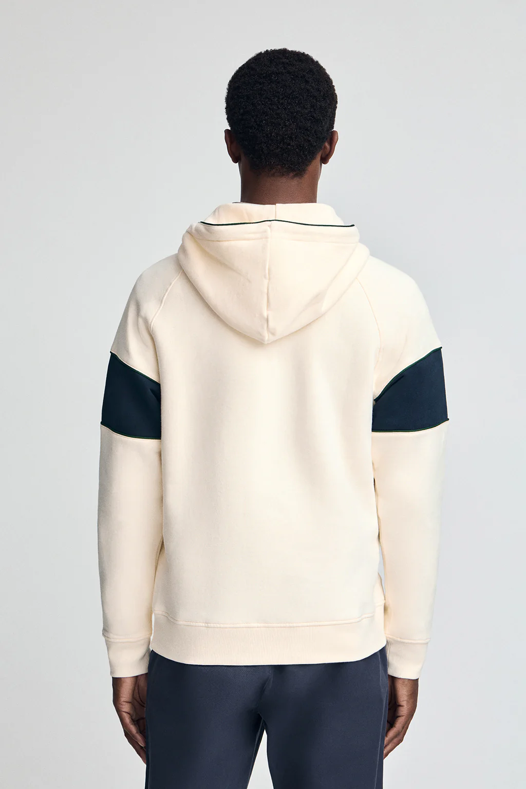 Nude half-zip hoodie with Polo Club logo - Image 5