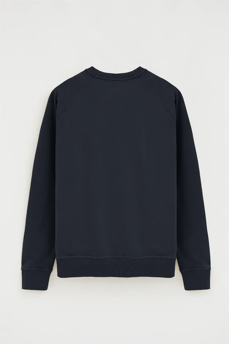 Navy-blue relaxed-fit sweatshirt with Polo Club rubberised logo - Image 8