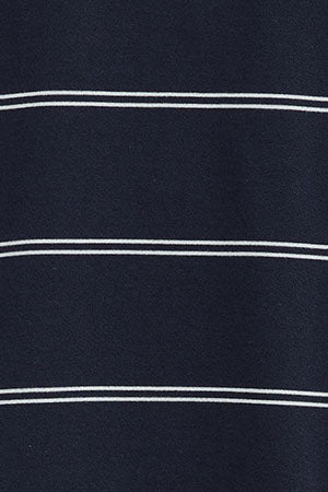 Navy-blue striped sweatshirt with Polo Club patch - Image 11