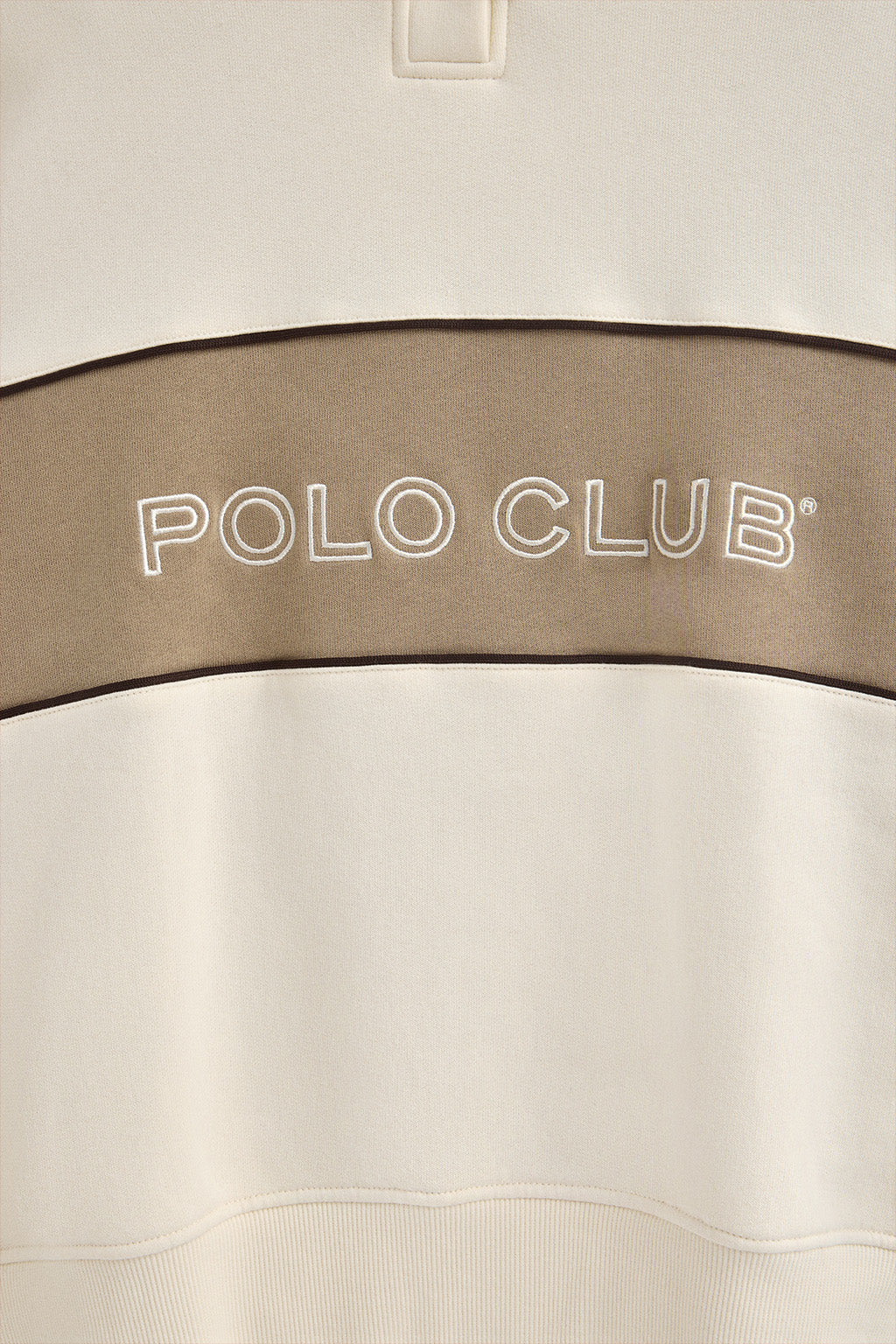 Nude hoodie with Polo Club logo - Image 7
