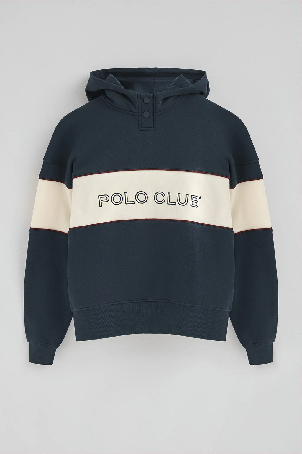 Navy-blue hoodie with Polo Club logo - Image 6