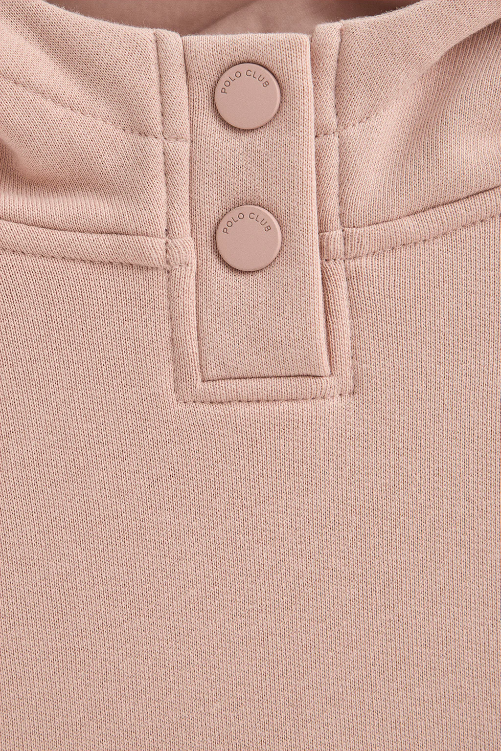 Pale-pink hoodie with Polo Club logo - Image 8