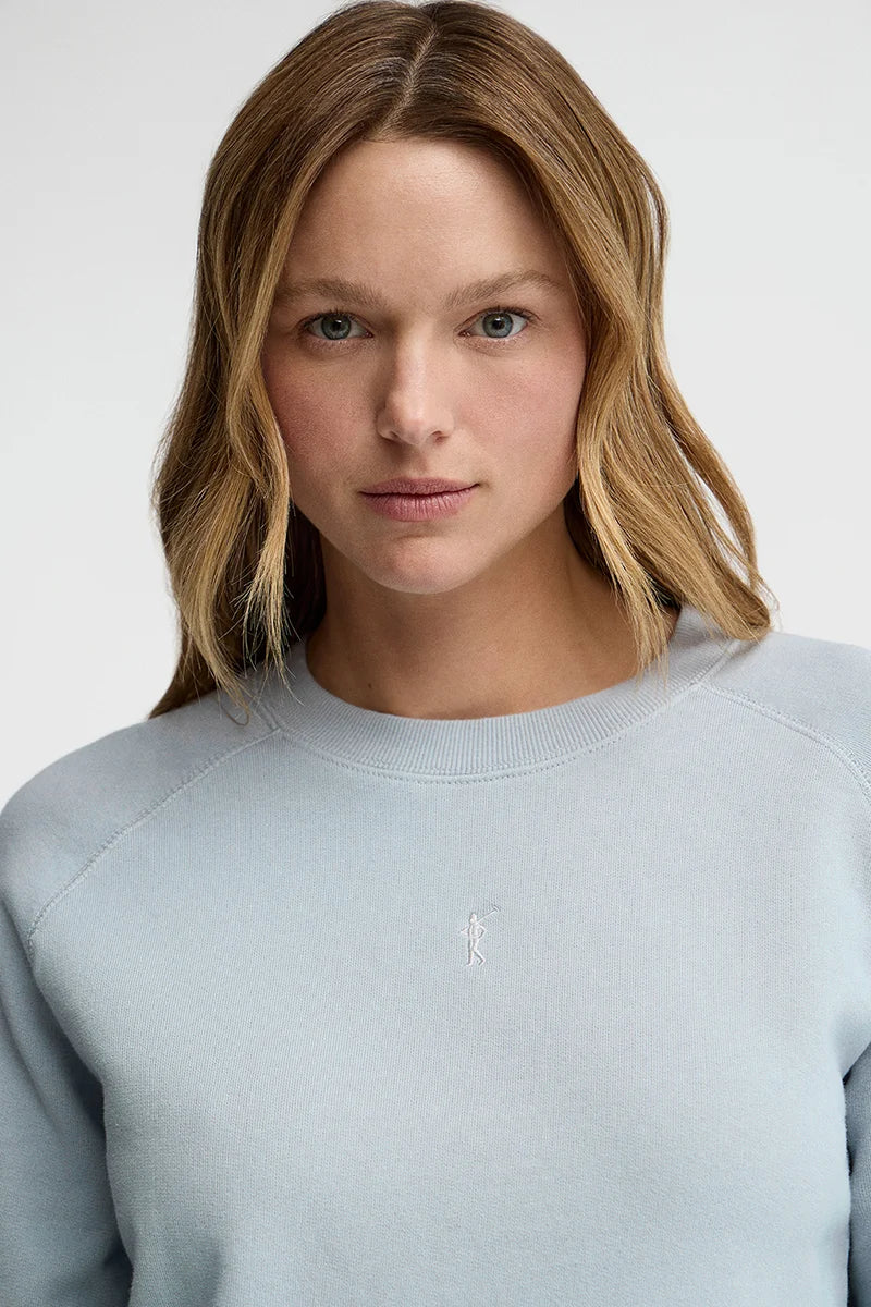 Light-blue sweatshirt with raglan sleeves and Rigby Go embroidery - Image 3