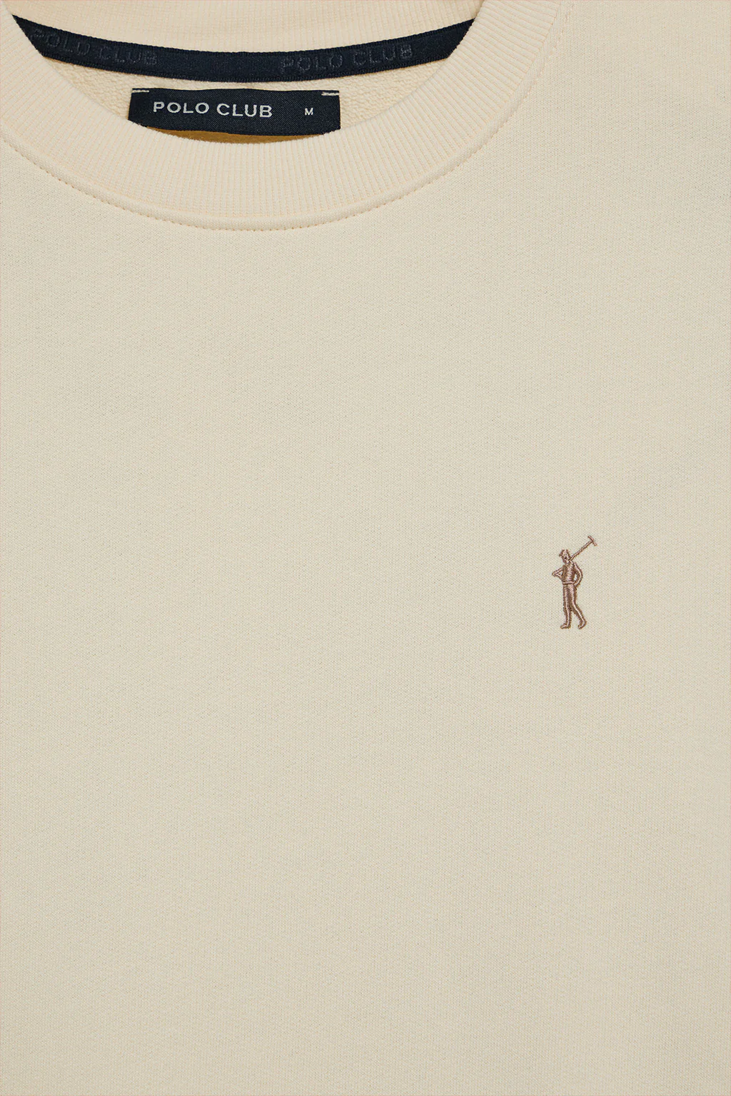 Nude round-neck relaxed sweatshirt with Rigby Go embroidery - Image 6