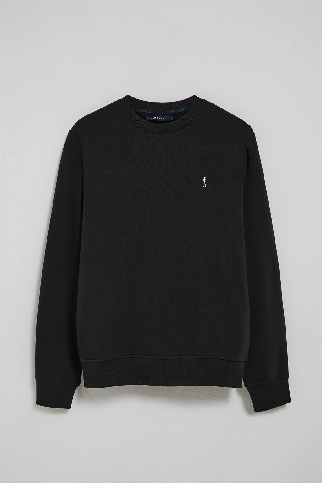 Black round-neck relaxed sweatshirt with Rigby Go embroidery - Image 7