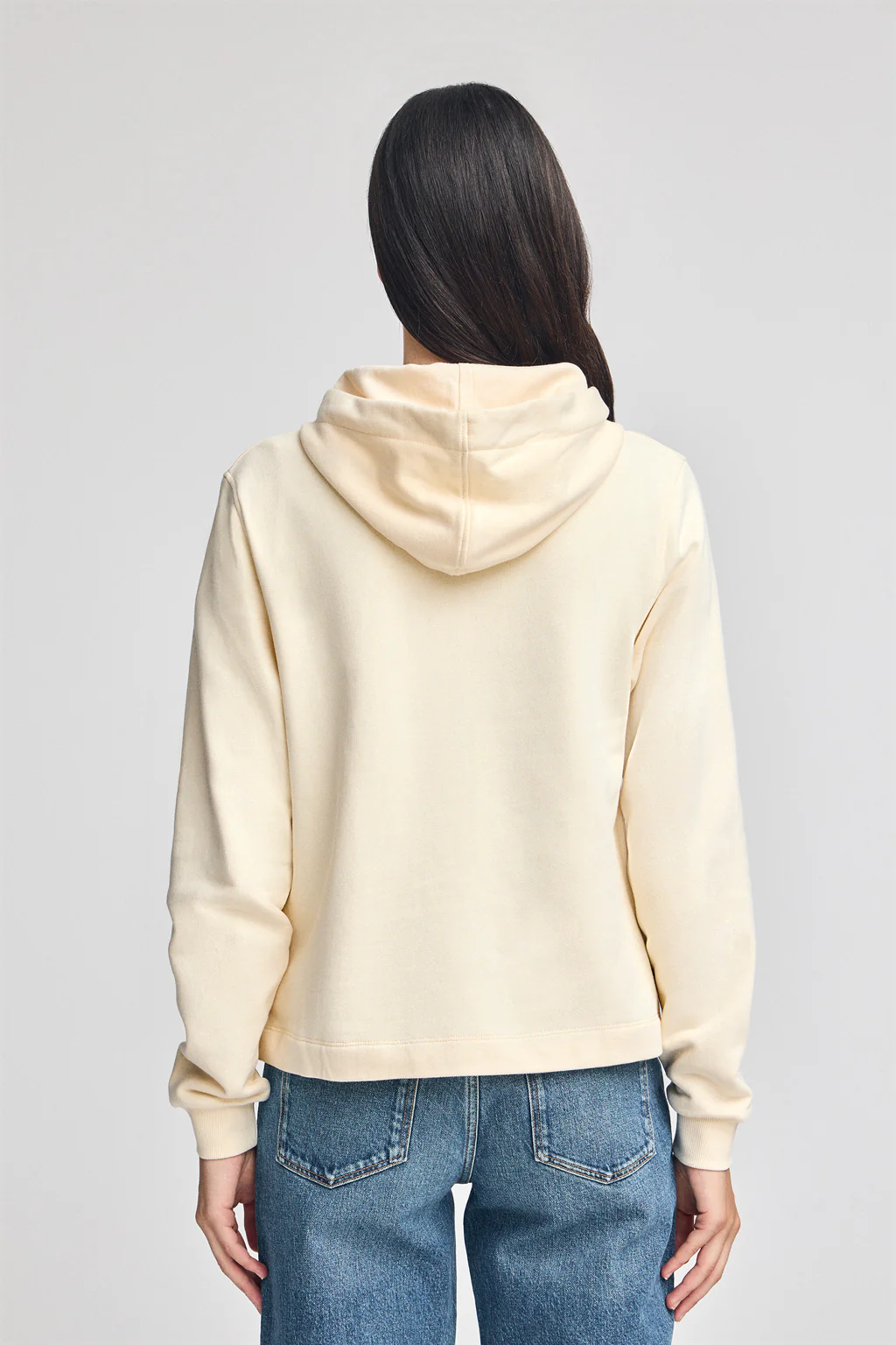 Nude hoodie with Rigby Go embroidery - Image 2