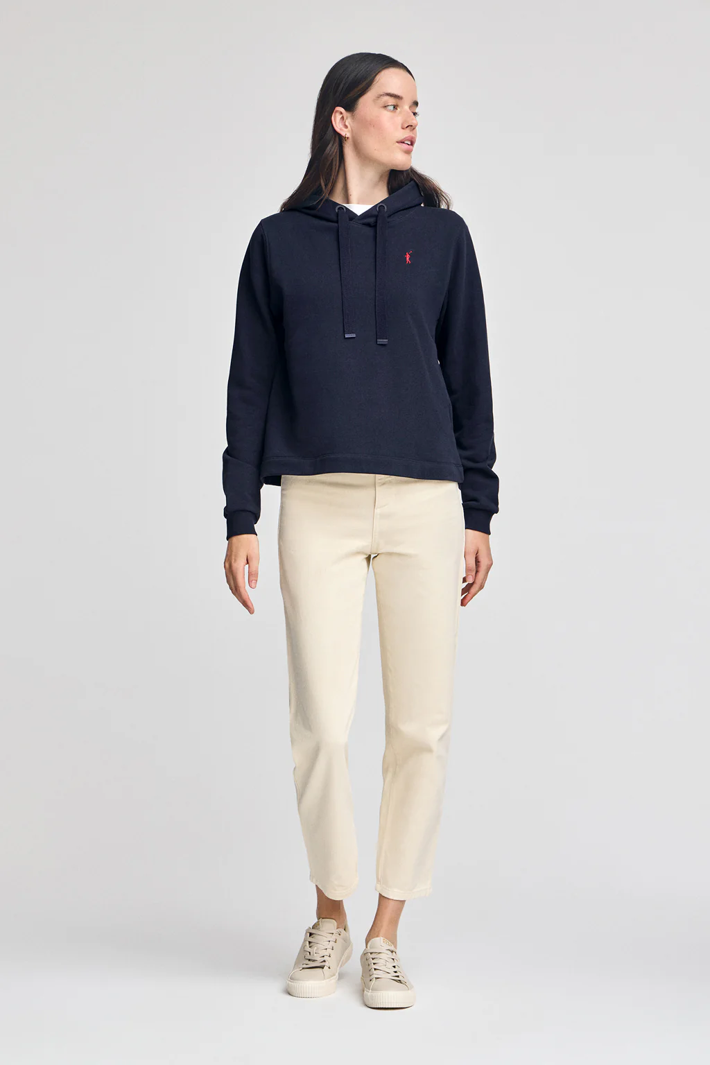Navy-blue hoodie with Rigby Go embroidery - Image 4