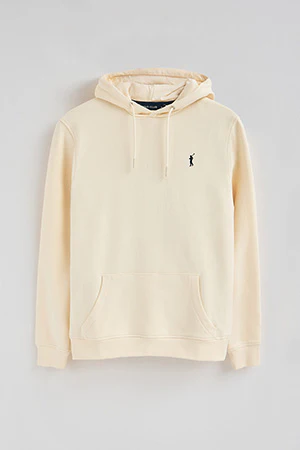 Nude hoodie with Rigby Go embroidery - Image 8