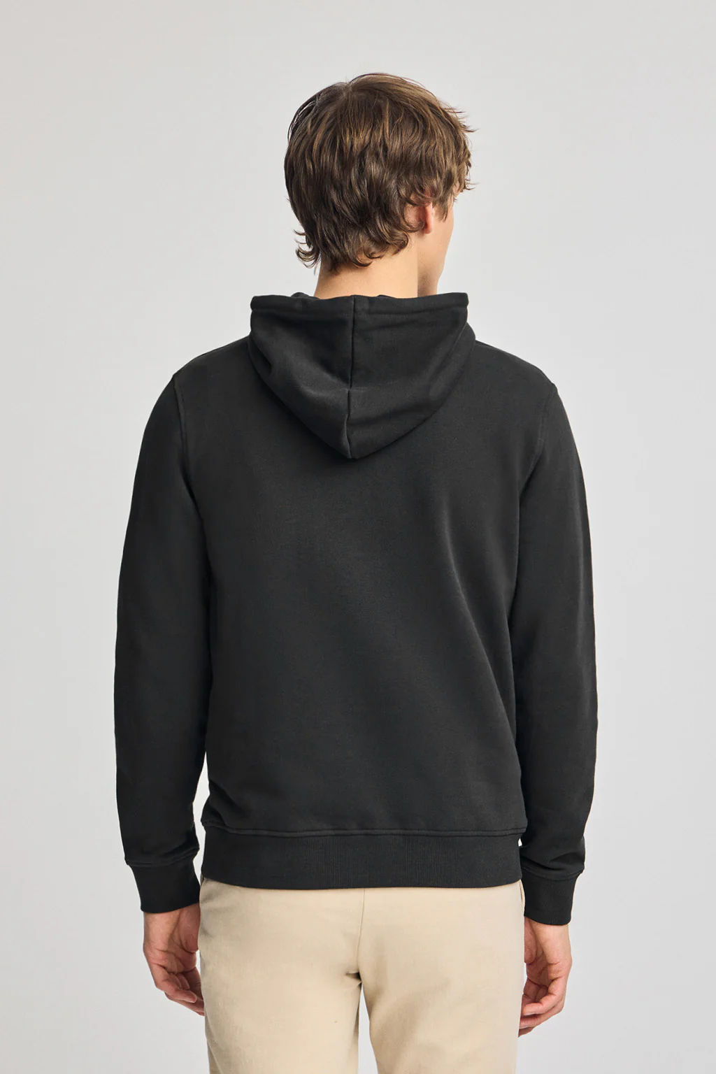 Black hoodie with Rigby Go embroidery - Image 2