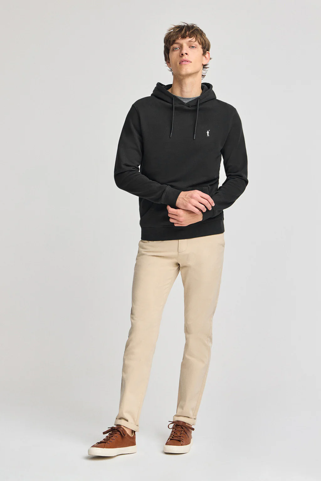Black hoodie with Rigby Go embroidery - Image 4