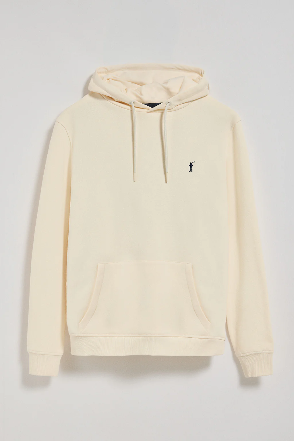 Nude hoodie with pockets and Rigby Go embroidered logo - Image 5