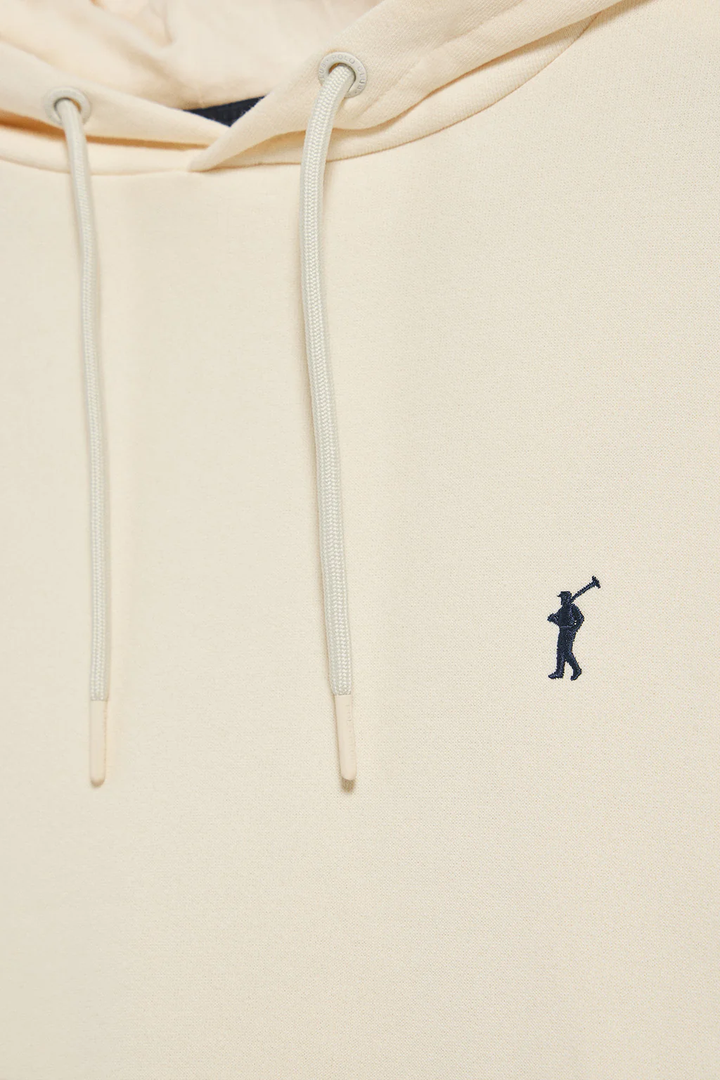 Nude hoodie with pockets and Rigby Go embroidered logo - Image 6