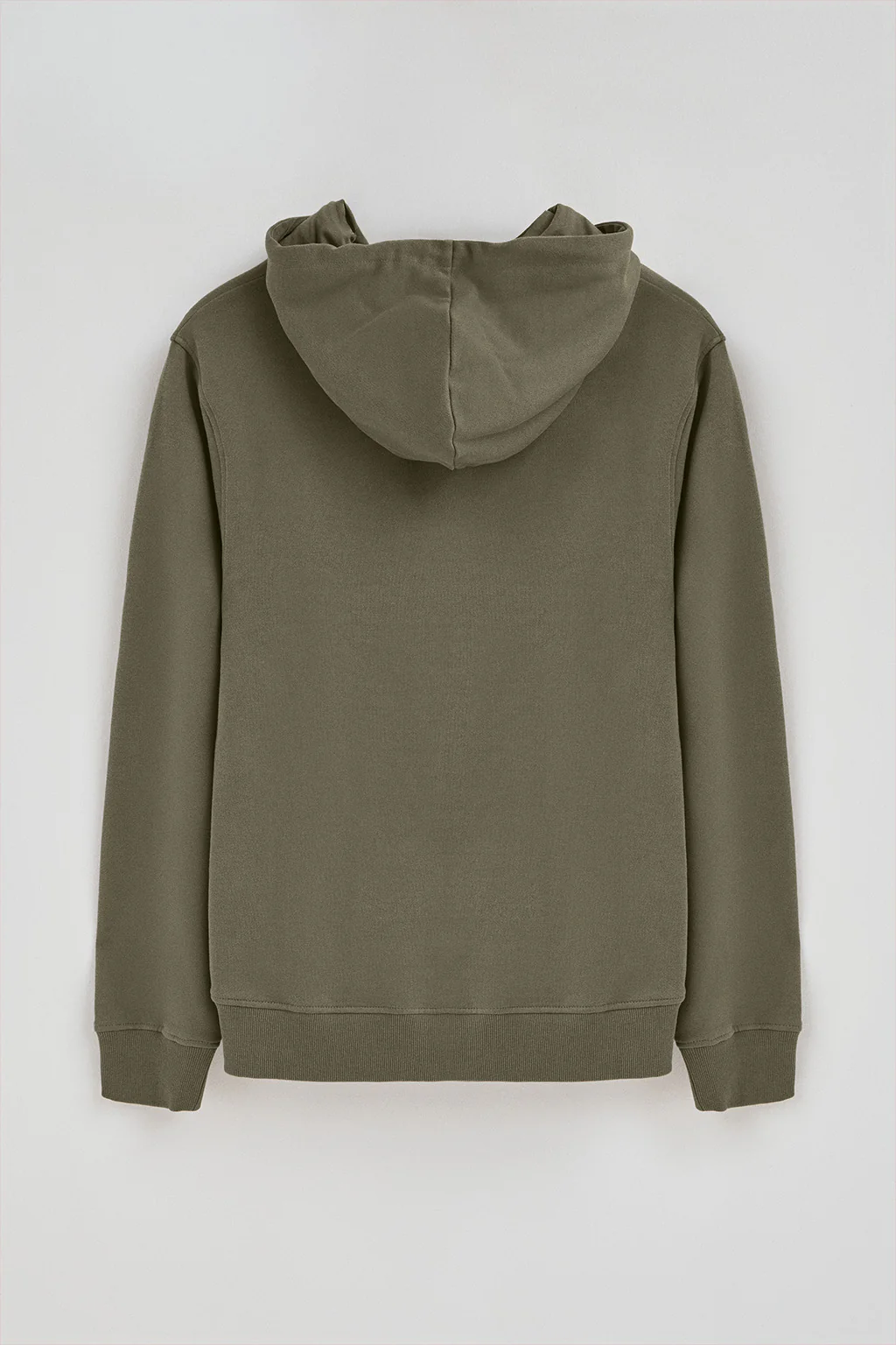 Army-green regular-fit hoodie with Rigby Go logo - Image 7