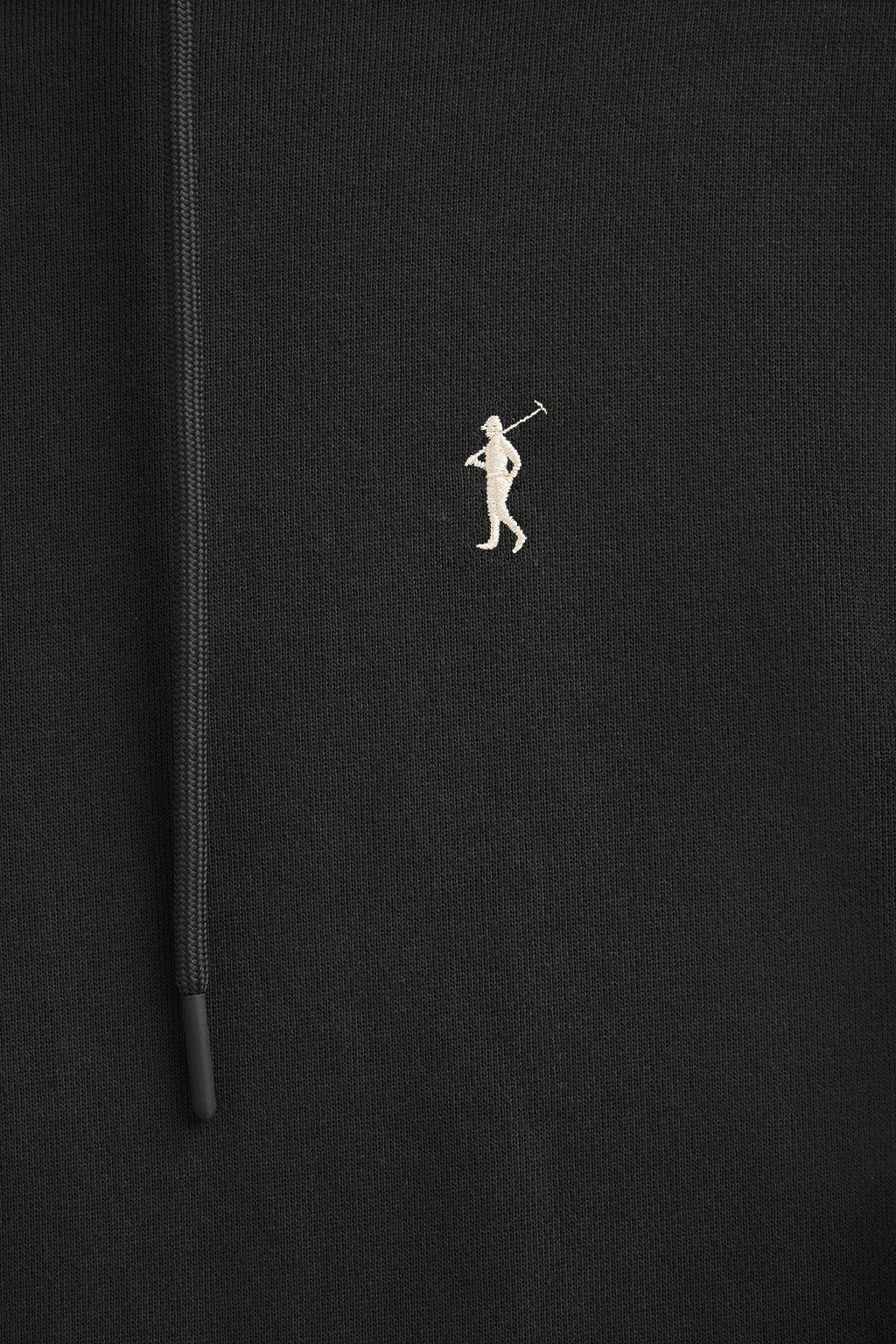 Black regular-fit hoodie with Rigby Go logo - Image 7
