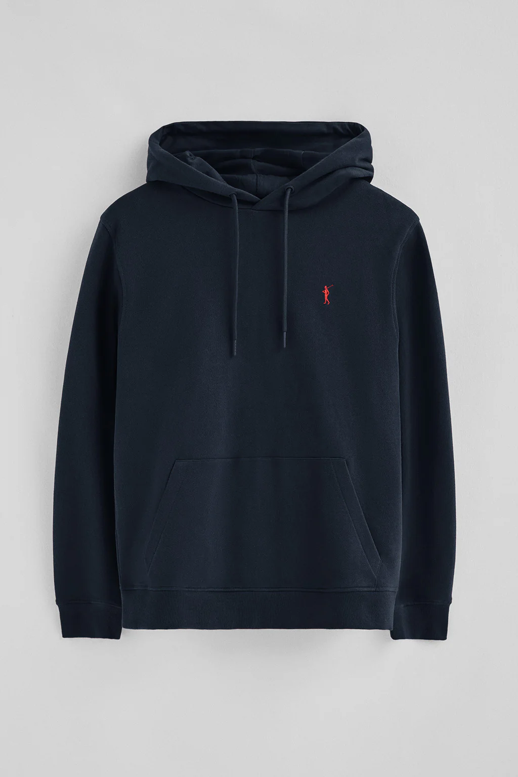 Navy-blue regular-fit hoodie with Rigby Go logo - Image 5