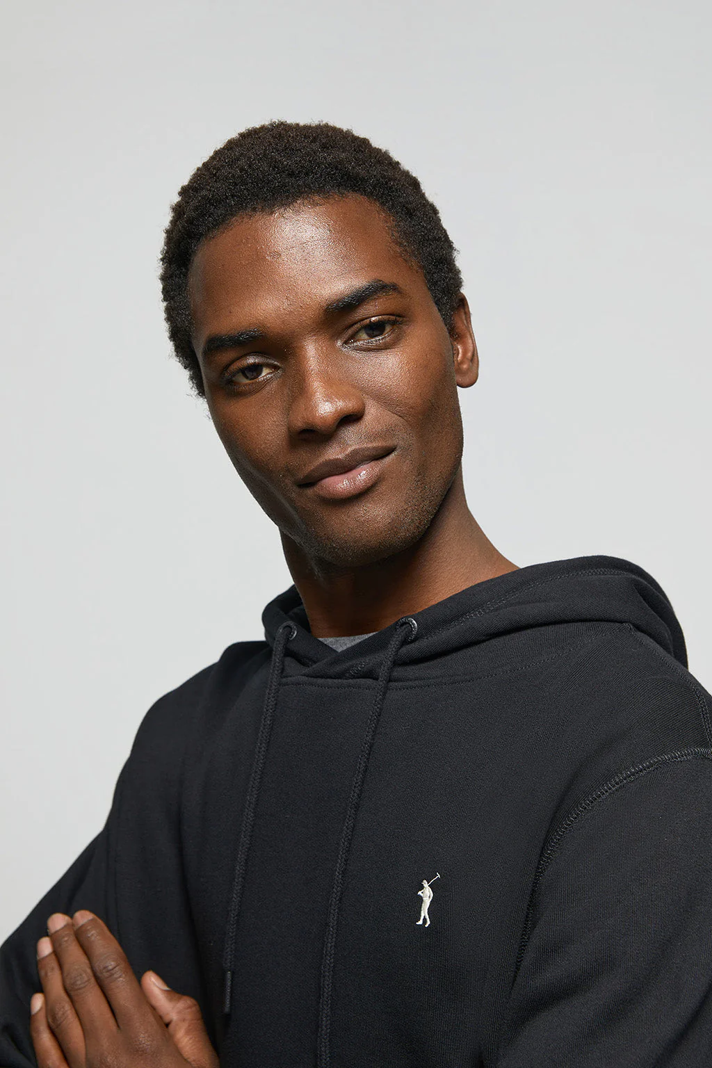 Black hoodie with pockets and Rigby Go logo - Image 2