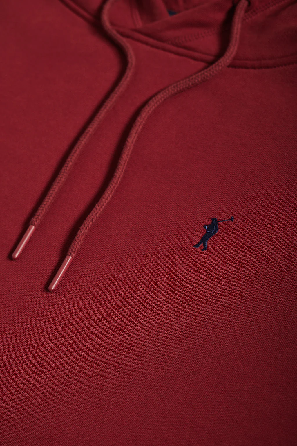 Maroon hoodie with pockets and Rigby Go logo - Image 7