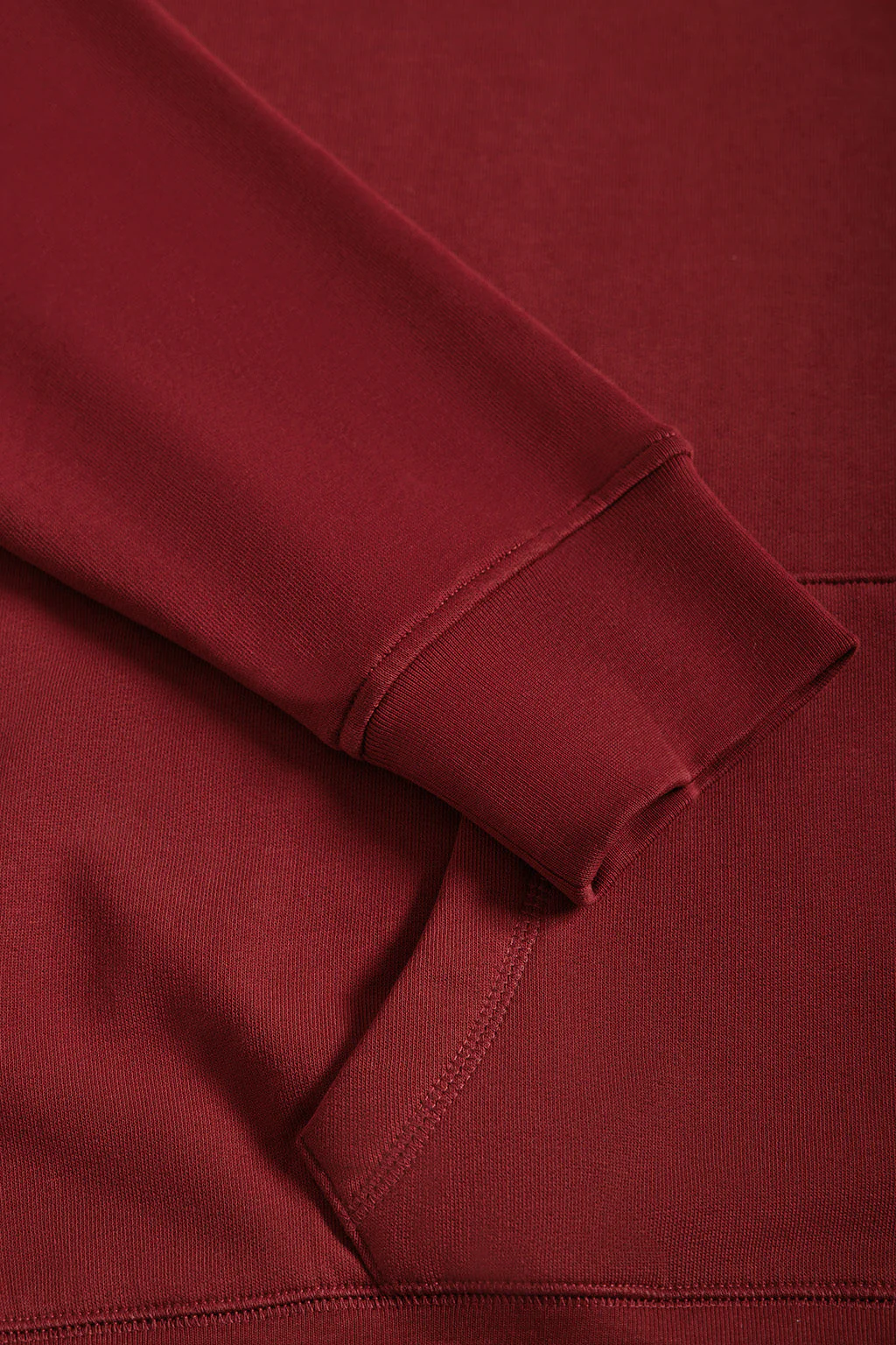 Maroon hoodie with pockets and Rigby Go logo - Image 8