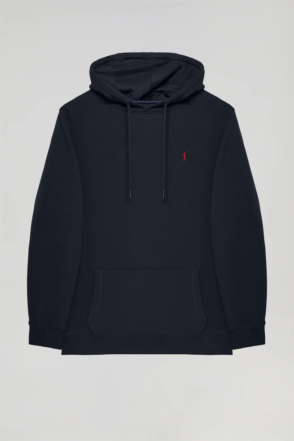 Navy-blue hoodie with pockets and Rigby Go logo - Image 5
