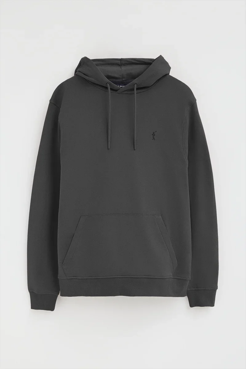 Dark-grey hoodie with Rigby Go embroidery - Image 5