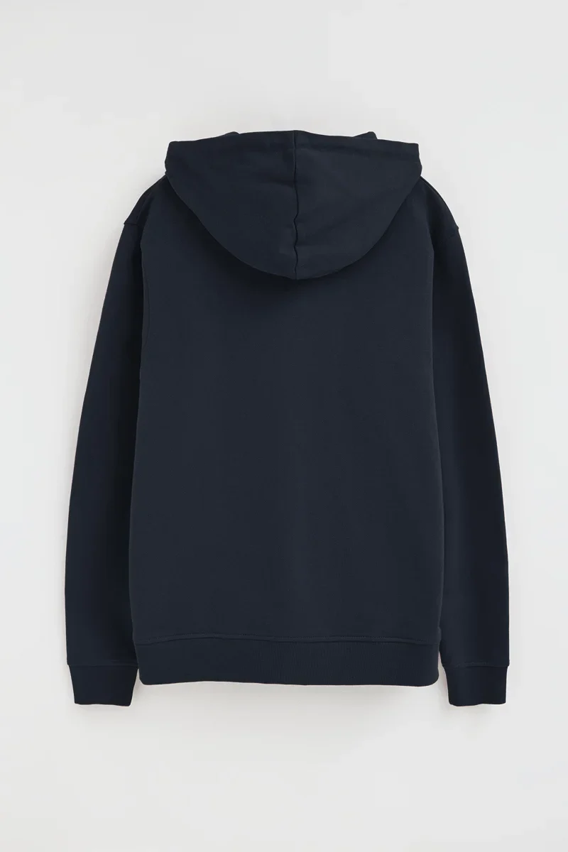 Navy-blue hoodie with Rigby Go embroidery - Image 7