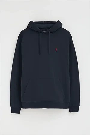 Navy-blue hoodie with Rigby Go embroidery - Image 8