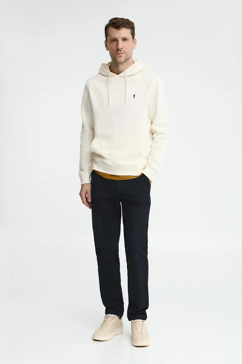 Nude hoodie with Rigby Go embroidery - Image 4