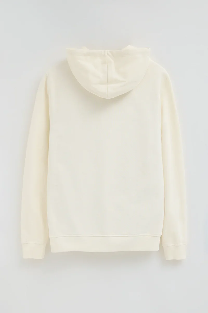 Nude hoodie with Rigby Go embroidery - Image 8