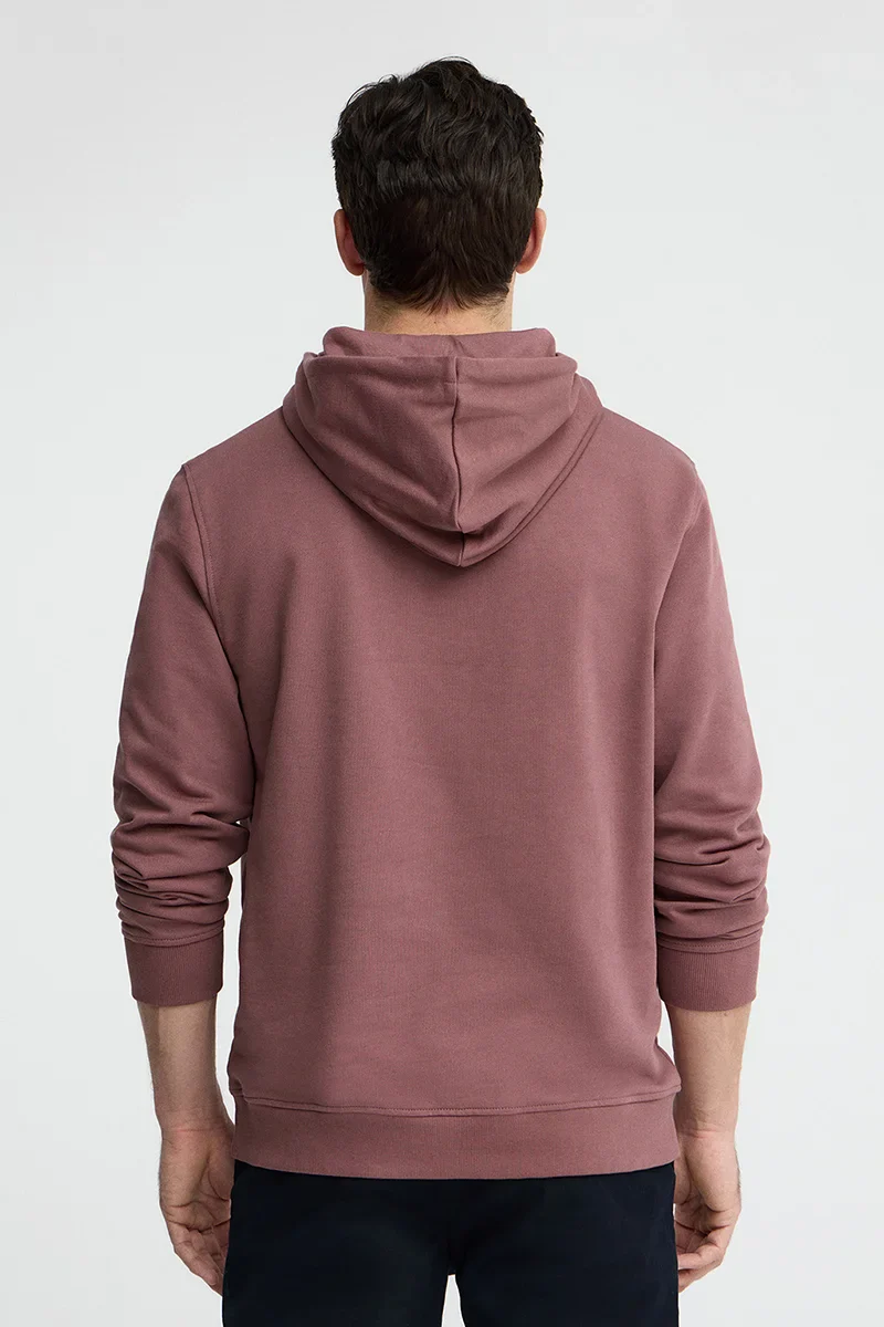 Wine-pink hoodie with Rigby Go embroidery - Image 5