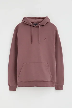 Wine-pink hoodie with Rigby Go embroidery - Image 9