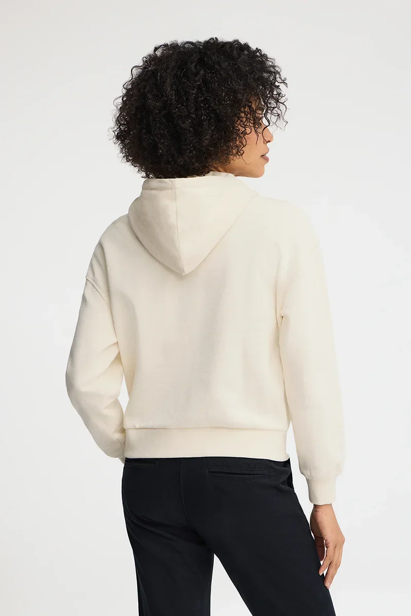 Nude zipped hoodie with Rigby Go embroidery - Image 4