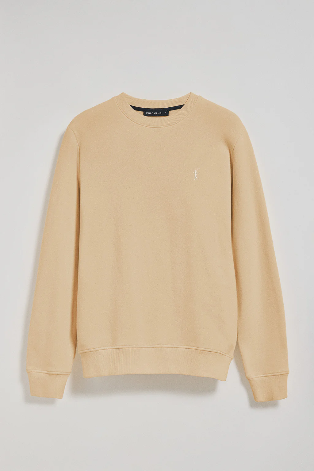 Camel round-neck sweatshirt with Rigby Go embroidered logo - Image 5