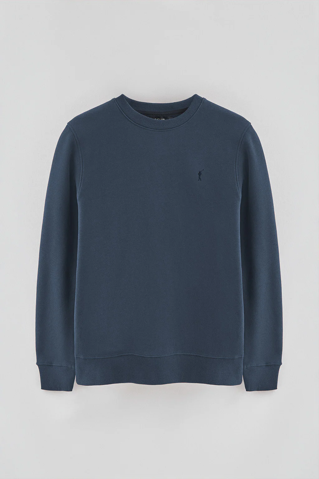 Navy-blue washed-effect sweatshirt with Rigby Go logo - Image 7