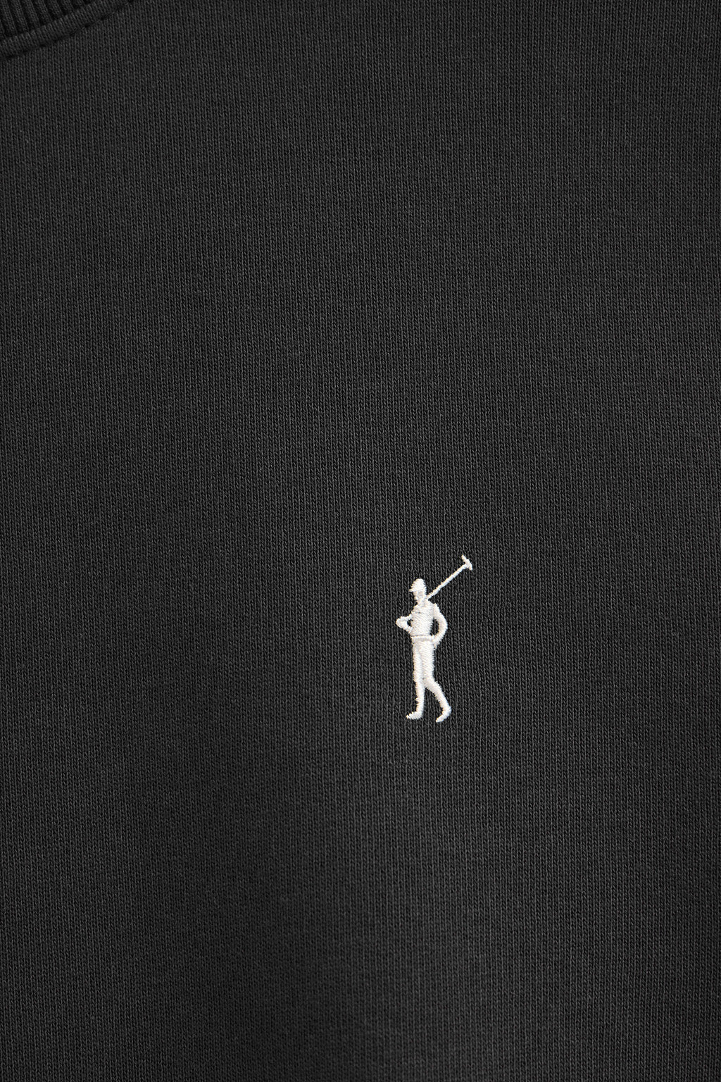 Black relaxed-fit sweatshirt with Rigby Go logo - Image 6