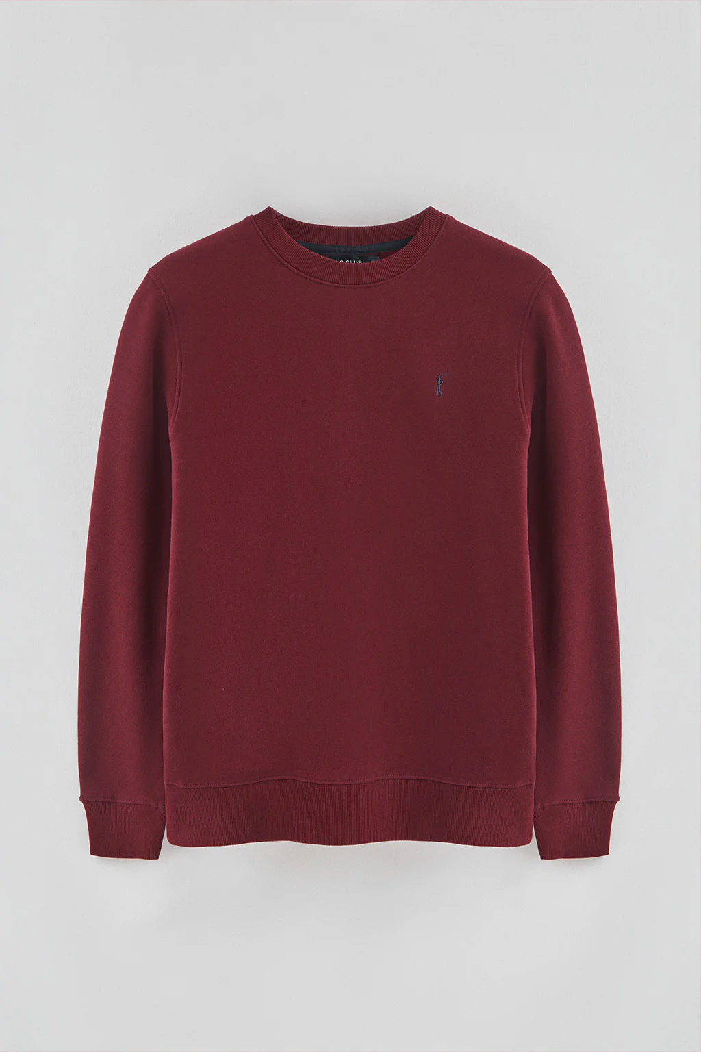 Maroon relaxed-fit sweatshirt with Rigby Go logo - Image 7
