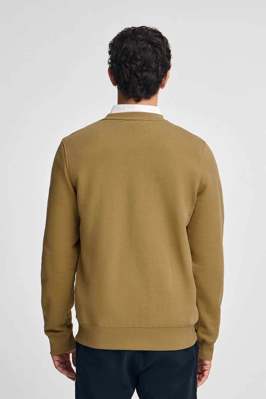 Mustard relaxed-fit sweatshirt with Rigby Go logo - Image 4