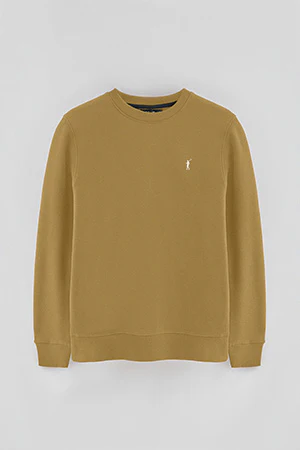 Mustard relaxed-fit sweatshirt with Rigby Go logo - Image 7