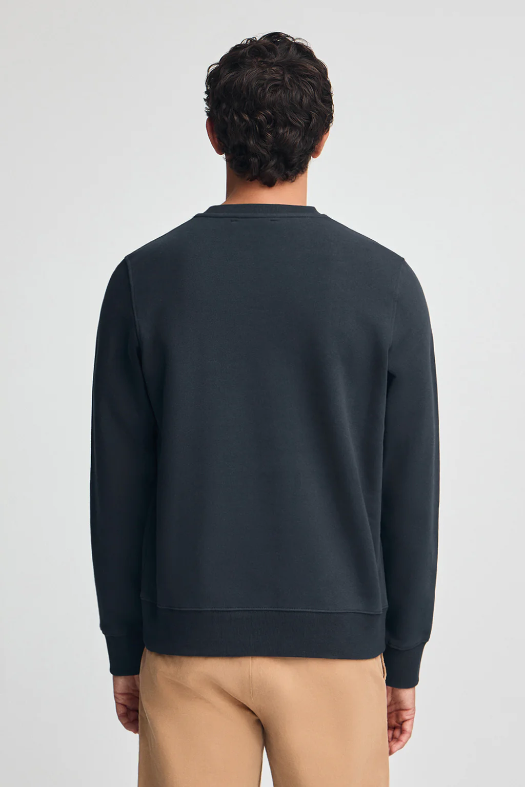 Navy-blue relaxed-fit sweatshirt with Rigby Go logo - Image 4