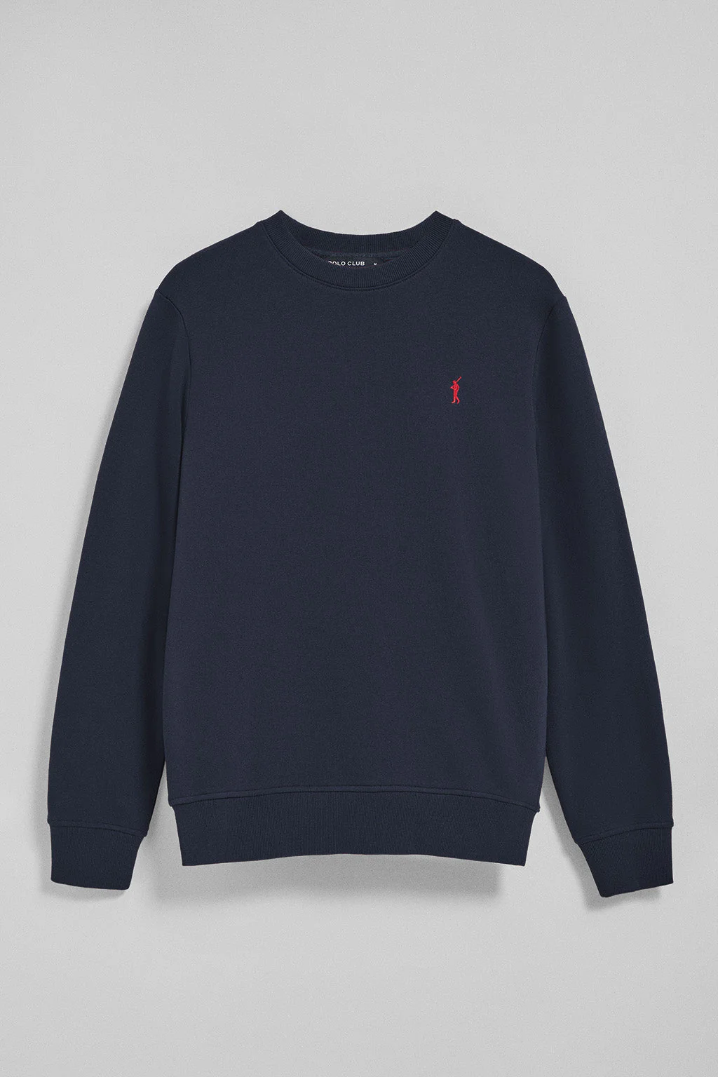 Navy-blue round-neck sweatshirt with Rigby Go embroidered logo - Image 5