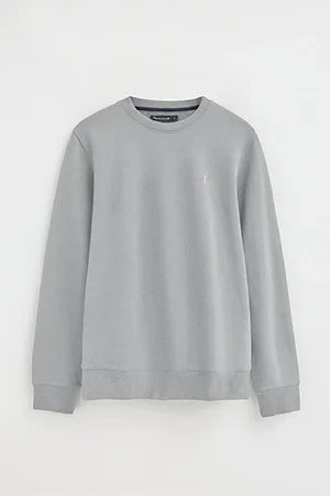 Grey relaxed-fit sweatshirt with Rigby Go embroidery - Image 10