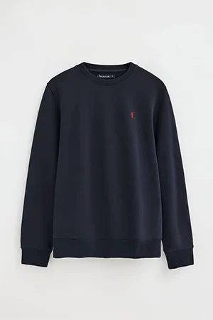 Navy-blue relaxed-fit sweatshirt with Rigby Go embroidery - Image 10