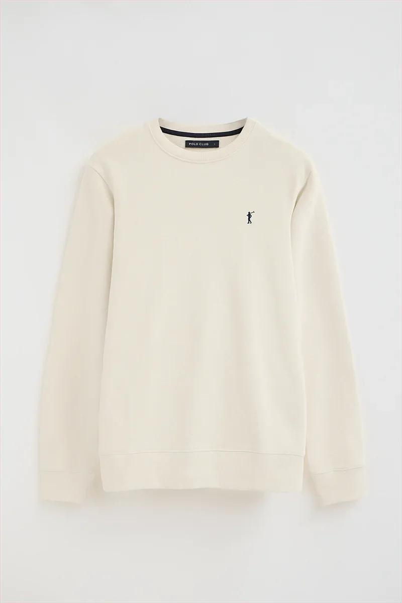 Nude relaxed-fit sweatshirt with Rigby Go embroidery - Image 10