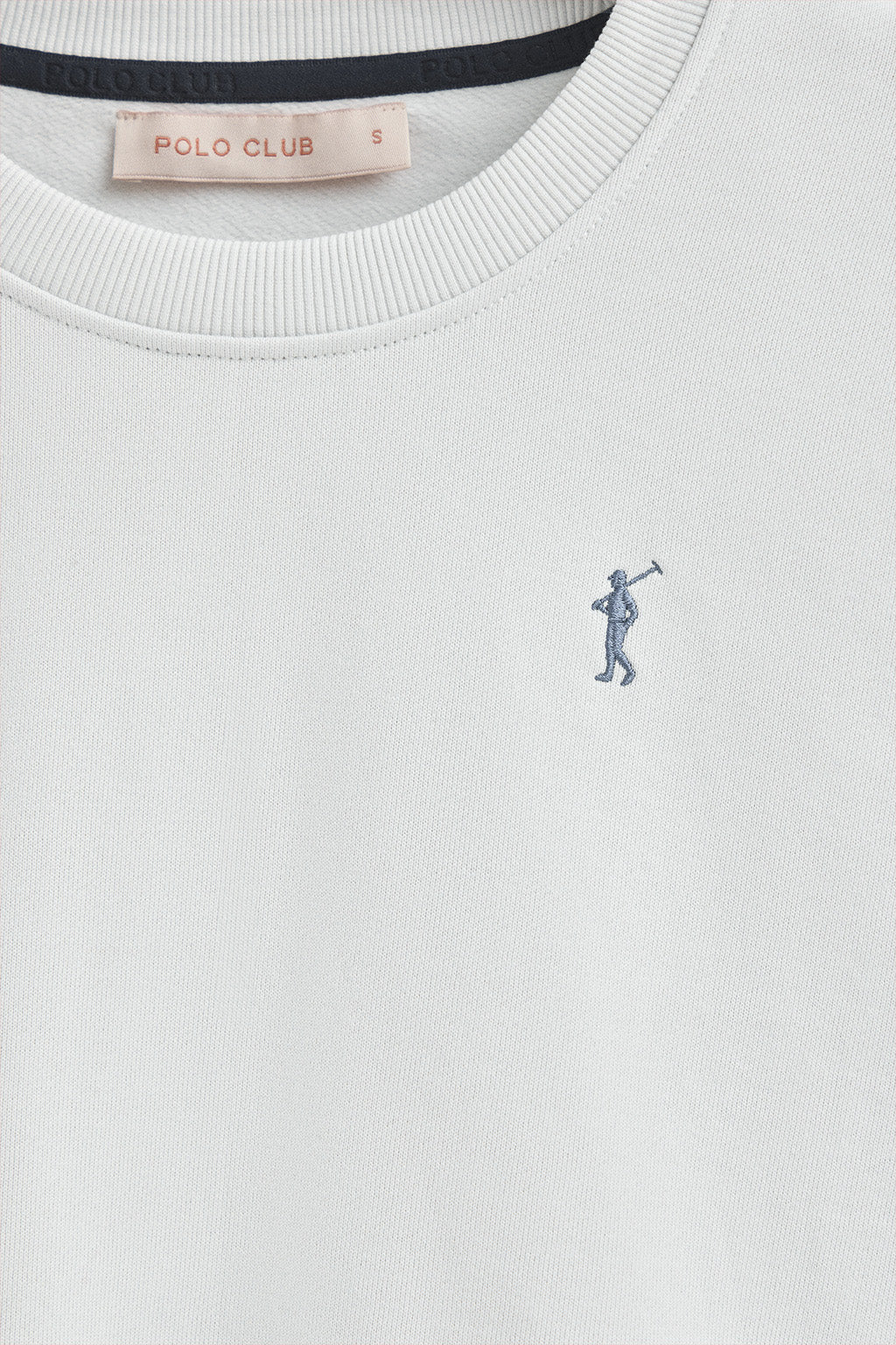 Ice-white boxy-fit sweatshirt with Rigby Go logo - Image 6