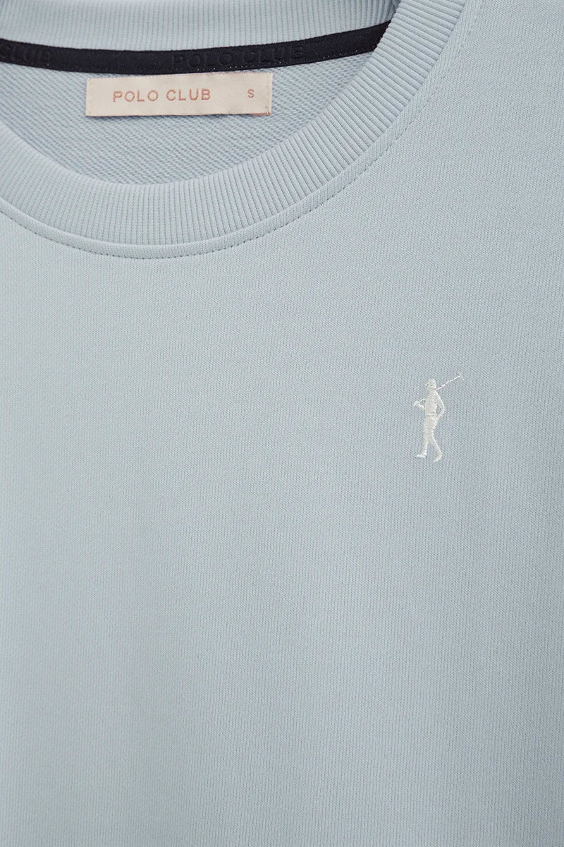 Light-blue regular-fit sweatshirt shirt with Rigby Go embroidery - Image 2