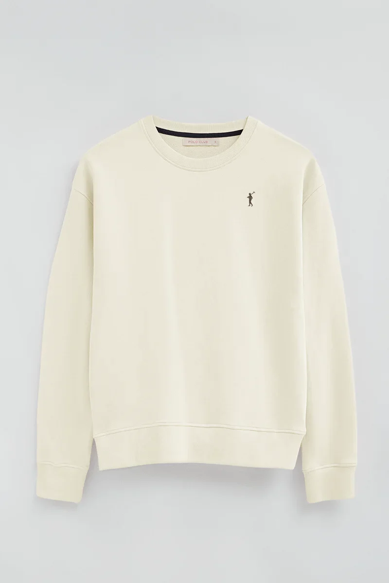 Nude regular-fit sweatshirt with Rigby Go embroidery - Image 5