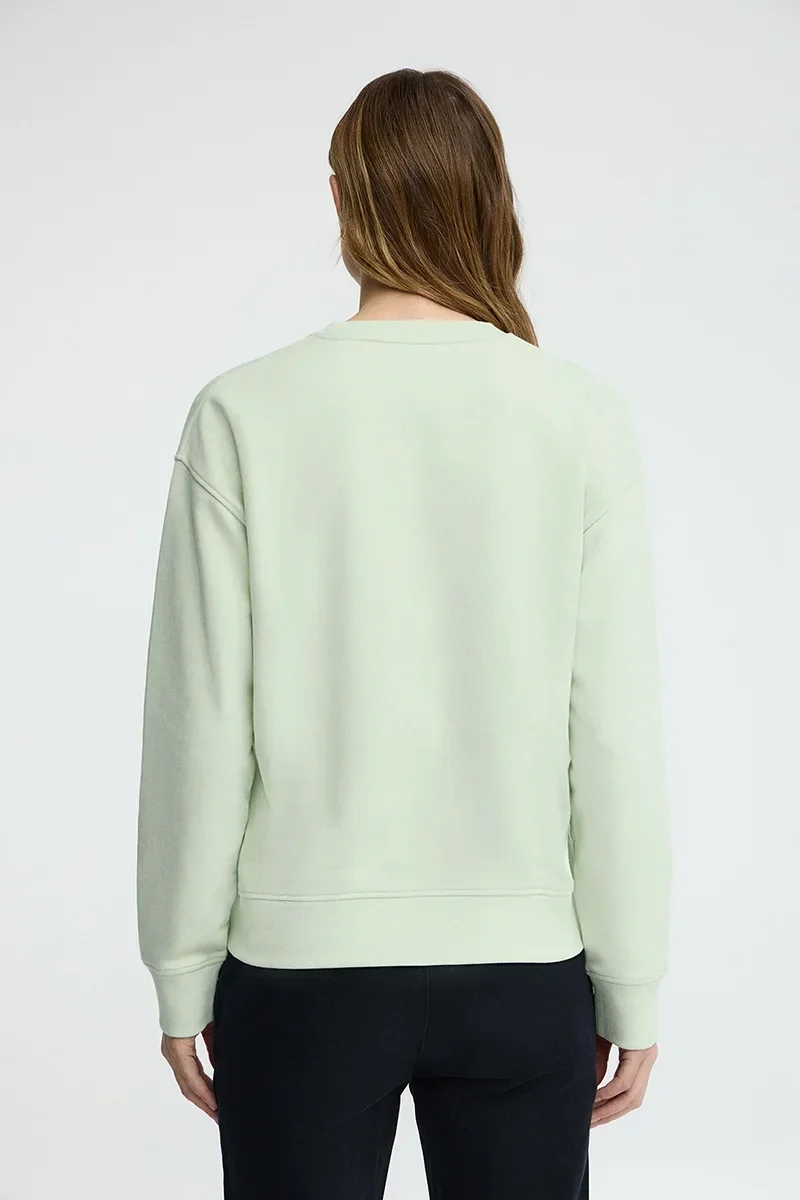 Pastel-turquoise regular-fit sweatshirt with Rigby Go embroidery - Image 4
