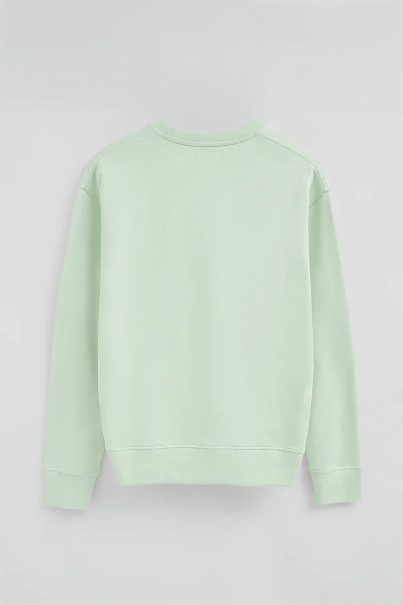 Pastel-turquoise regular-fit sweatshirt with Rigby Go embroidery - Image 7