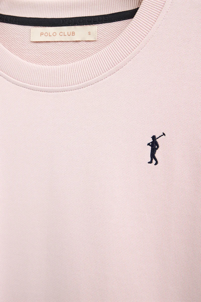 Pink regular-fit sweatshirt with Rigby Go embroidery - Image 7