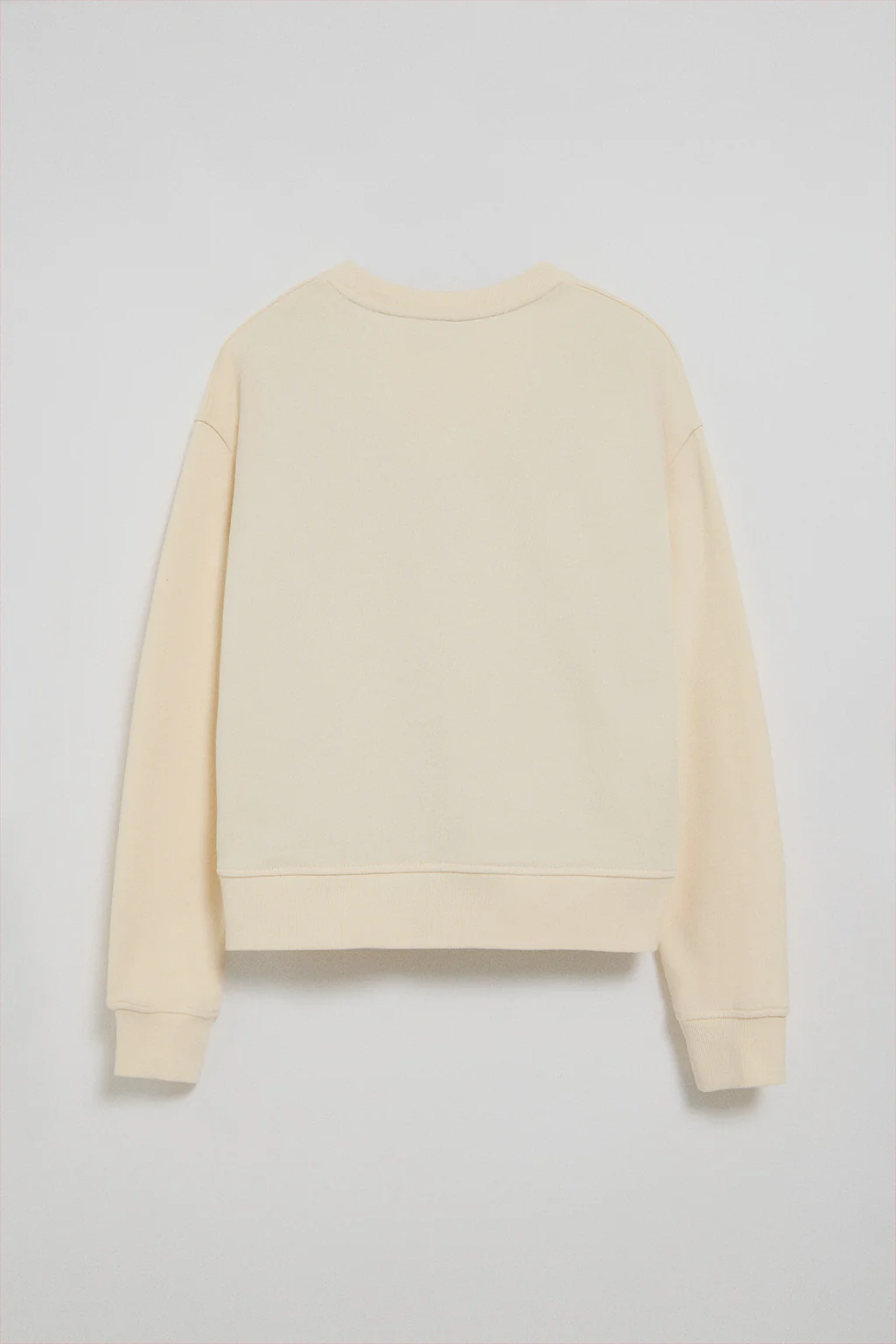 Nude round-neck sweatshirt with Rigby Go embroidery - Image 6