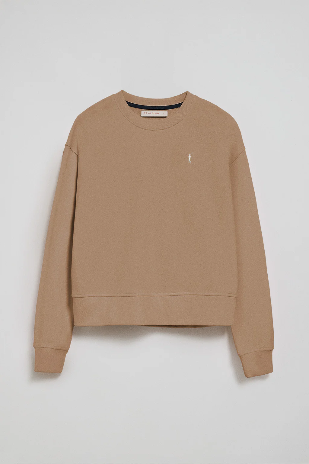 Light-brown round-neck sweatshirt with Rigby Go embroidery - Image 8